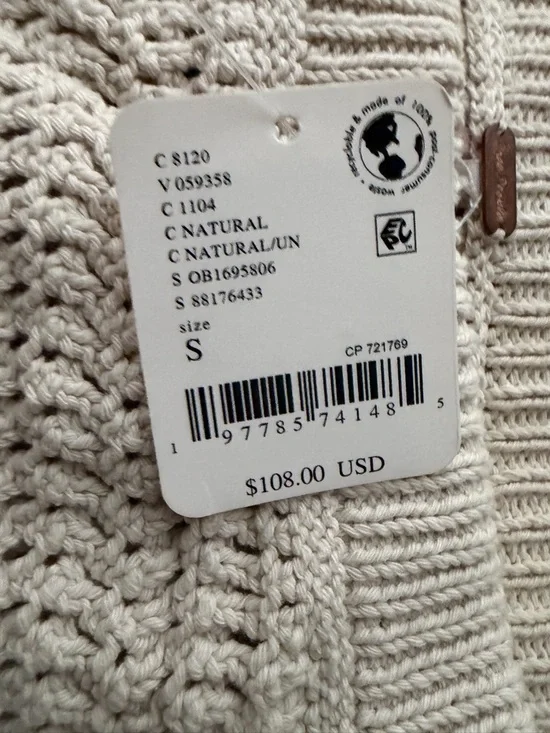 Free People Crochet Mini Skirt NWT size small - Picture 5 of 5